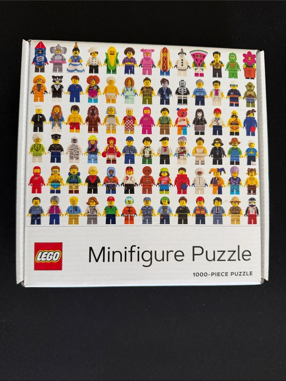 LEGO Multicolor Minifigure Puzzle Box - White Background